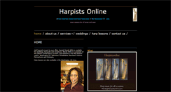 Desktop Screenshot of harpistsonline.com